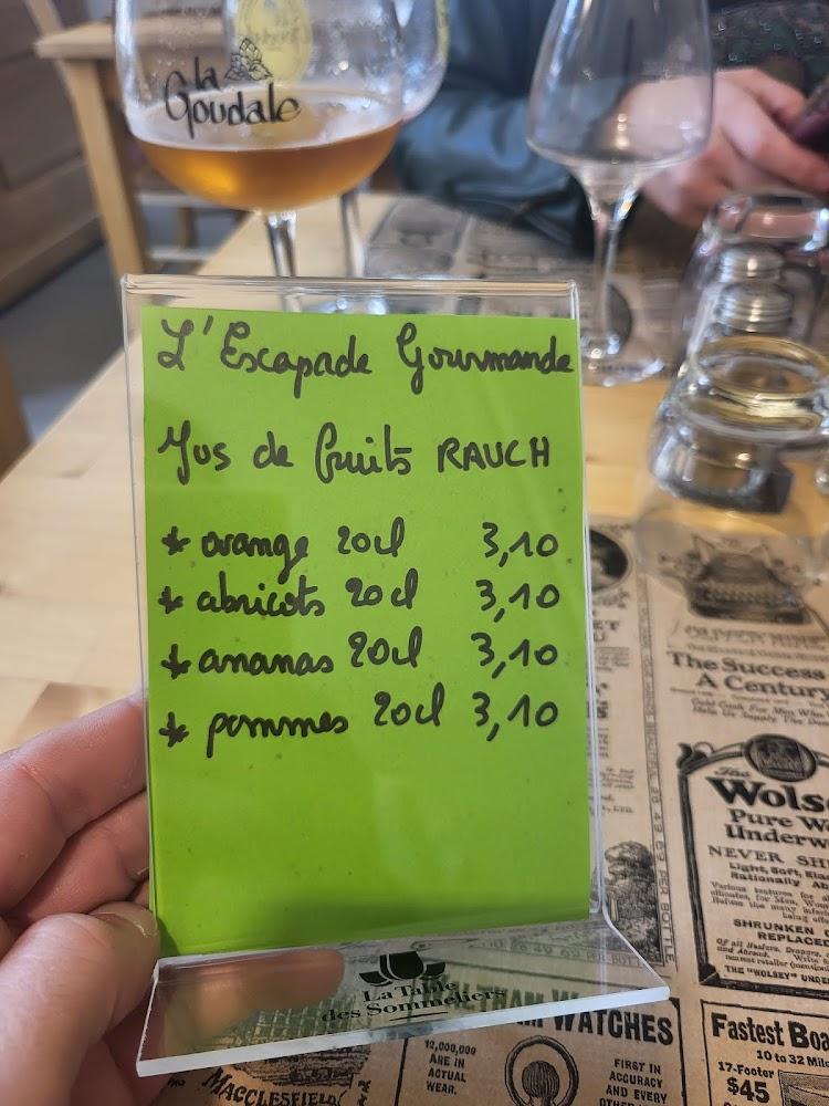 Restaurant l'Escapade Gourmande - Menu Image 4