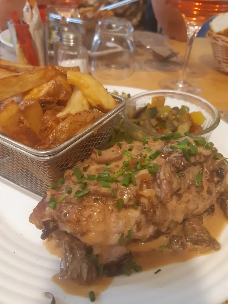 Ris de Veau Sauce Aux Cèpes